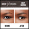 Maybelline New York Brow Extensions Eyebrow fiber Pomade Crayon, Fiber Stickeyebrow Makeup, Soft Matte Finish, 260 DEEP BROWN, 0.014 Ounce Maybelline New York