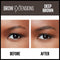 Maybelline New York Brow Extensions Fiber Pomade Crayon Eyebrow Makeup, 260 Deep Brown Maybelline New York