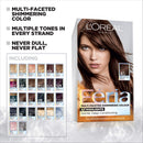 L'Oreal Paris Feria Multi-Faceted Shimmering Permanent Hair Color, 60 Crystal Brown (Light Brown), Pack of 1, Hair Dye L'Oreal Paris