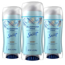Secret Aluminum Free Deodorant for Women, Coconut Scent, Invisible Solid, 2.4 Oz (Pack of 3) Secret