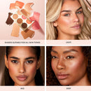 ICONIC LONDON Multi-Use Cream Blush, Bronze and Highlight Palette | Cruelty-Free, Vegan Makeup Infinity Warehouse