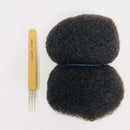 Locsanity 100% Afro Kinky Bulk Human Hair For DreadLocks, Loc Repair, Extensions, Twist, Braids 8" Long (1 Oz) (8", 27 Honey Blonde) Locsanity