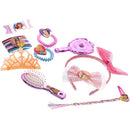 Townley Girl Disney Princess Hair Accessory Activity Set for Girls, Ages 3+ With 20 Pieces Including Hair Brush, Mirror, Tiara Bows and More, for Parties, Sleepovers and Makeovers Townley Girl Store