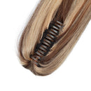 100% Remy Human Hair Ponytail Extension One Piece Claw/Jaw Clip Ponytail Hairpiece Clip In Pony Tail Extensions For Girl Lady Women Long Straight
