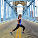 Sweaty Bands Womens Girls Headband - Non-Slip Velvet-Lined Sports Hairband - Fiesta Blue 1-Inch Sweaty Bands