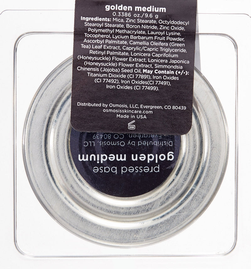 Osmosis Skincare Mineral Pressed Base Refill, Golden Medium ACE
