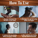 Just For Men Control GX Grey Reducing Beard Wash, Gradually Colors Mustache and Beard, 4 Fl Oz with Shampoo Just for Men