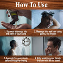Just For Men Control GX Grey Reducing 2-in-1 Shampoo and Conditioner, Gradually Colors Hair, Gently Cleans & Revitalizes, With Hemp Oil and Arginine for Stronger & Healthier Hair, 4 Fl Oz - Pack of 1 Just for Men