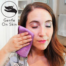 S&T INC. Reusable Makeup Remover Wipes, Wash Cloths for Your Face, Microfiber Face Cloths Clean Makeup, Eyeliner, Mascara, and Oil from Skin, Assorted Solids, 6 Inch x 12 Inch, 5 Pack S&T INC.