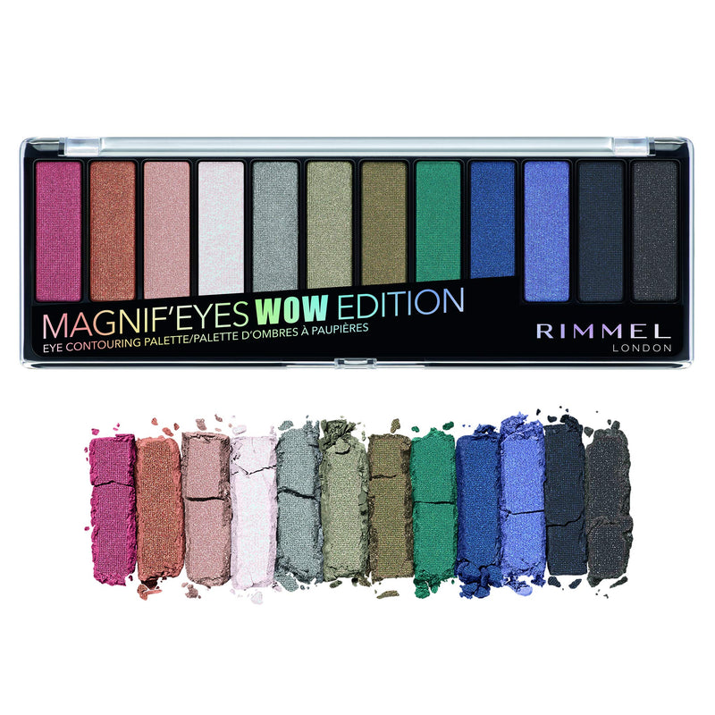 Rimmel Magnif'eyes Eyeshadow Palette, Wow, 0.5 Ounce, Pack of 1 Rimmel