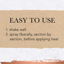 Hair Food Coconut & Argan Oil Heat Protectant Spray Blend, Paraben & Dye Free, 6.4 fl oz Hair Food