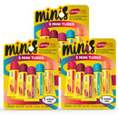 Carmex Daily Care Minis Moisturizing Lip Balm Tubes with SPF 15, Strawberry, Cool Mint, Wild Berry, Peach Mango and Fresh Cherry Lip Balm Pack - 0.18 OZ Each, 5 Count (Pack of 3) Carmex