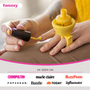 tweexy Wearable Nail Polish Holder Ring, Fingernail Polishing Tool, Manicure and Pedicure Accessories (Kittycat) tweexy