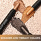LUXAZA 3Pcs Metallic Brown Eyeshadow Stick Set, Metallic And Shimmer Creamy EyeShadow Pencil, Smooth High Pigmented Eye Brightener Stick Smoky Eye Makeup LUXAZA