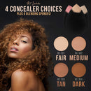 Complete Professional Belloccio Airbrush Cosmetic Makeup System with a MASTER SET of All 17 Foundation Color Shades in 1/4 oz Bottles - Blush, Bronzer, Highlighters Belloccio