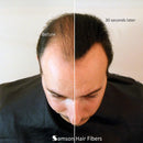 Samson Hair Fibers for Thinning Hair - 100% Undetectable Natural Formula - Completely Conceals Hair Loss in Seconds. Covers bald spots. Thicken your hair instantly - 25 Grams Refill (DARK BROWN) SAMSON HAIR FIBERS
