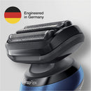 Braun Series 5 Electric Shaver Replacement Head, Easily Attach Your New Shaver Head, Compatible with All New Generation Series 5/6 Electric Shavers, 53B, Black Braun