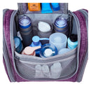 Hanging Travel Toiletry Bag Cosmetic Make up Organizer for Women and Men (Medium, A-Purple) Narwey