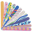 P2P Nails Colorful Nail File Strips - Double Sided Filers for Shaping and Smoothing Toenails and Fingernails - Manicure and Pedicure Nail Buffers - 12 Pack P2P Nails