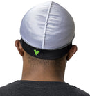 Veeta Superior Wave Cap - Smooth Silky Fabric | Maximum Compression Wave Cap | Soft Elastic Headband | Outside Seam Stitching (Ghost White) Veeta