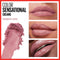 Maybelline Color Sensational Lipstick, Lip Makeup, Cream Finish, Hydrating Lipstick, Nude, Pink, Red, Plum Lip Color, Romantic Rose, 0.15 oz; (Packaging May Vary) Maybelline New York