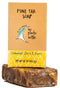 Handmade Pine Tar Soap Bar with Coconut, Oat, Honey & Chamomile – Biodegradable Sustainable & All Natural Body Wash Exfoliating Scrub for Men & Women- Helps Relieve Symptoms of Eczema, Psoriasis, Itch, Pregnancy Rash it's our choice no plastic bottle