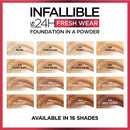 L'Oreal Paris Infallible Fresh Wear Foundation in a Powder, 010 Porcelain, 0.31 Fl Oz L'Oreal Paris Store