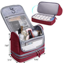 Hanging Travel Toiletry Bag Makeup Bag Waterproof Cosmetic Bag Bathroom Shower Storage Bag Dop Kit for Men Women JUMENG