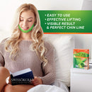 Double Chin Reducer V Shaped Slimming Face Mask Chin Up Patch Face Lift Tape V Line Lifting Mask V Up Contour Tightening Firming Moisturizing Chin Neck V Shape Mask 5 PCS SWISSÖKOLAB