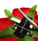 Red Velvet Rose Hair Flower Clip and Pin Hair Flowers
