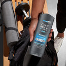 Dove Men+Care Post-Workout 3-IN-1 (Body + Face + Hair Wash) With Peppermint 4 Count Infused with Electrolytes + Magnesium 18 oz Infinity Warehouse