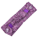 Savior Band headbands with buttons for mask for nurses, going out to the gym, grocery store or other places to protect your ears (Purple) Three Little Tots