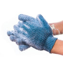 Exfoliating Bath Gloves for Shower - (2 Pairs, 4 Gloves) Medium Exfoliation, Body Scrub Shower Scrubber, Shower Exfoliating Gloves for Women & Men, Loofah Shower Glove Beauty by Earth