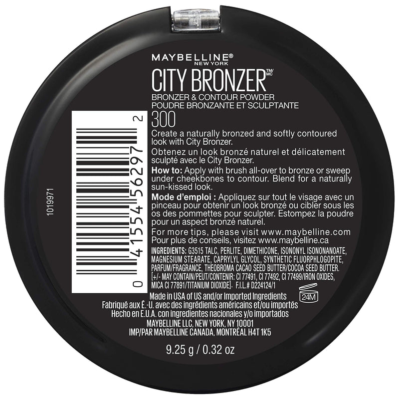 Maybelline New York City Bronzer Powder Makeup and Contour, 0.32 Oz Maybelline New York