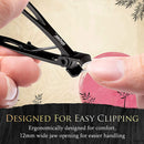 Rhône Instruments Surgical-Grade Nail Clippers, Extra-Wide Jaw, Professional Series, Heavy-Duty Fingernail and Toenail Clippers For Thick Nails, Manicure, Pedicure, Women and Men Rhône Instruments
