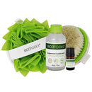 EcoTools Indulgent Bath Kit with Bubble Bath With Dry Body Brush/Loofah Bath Sponge and Peppermint Essential Oil, white, 1 Oz EcoTools Store