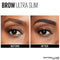 Maybelline Brow Ultra Slim Defining Eyebrow Makeup Mechanical Pencil With 1.55 MM Tip And Blending Spoolie For Precisely Defined Eyebrows, Black, 0.003 oz. Maybelline New York