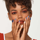 Kiss imPRESS Press on Manacure 4th of July Nails - Shining Stars KISS