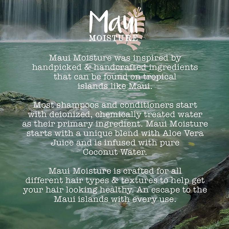 Maui Moisture Heal & Hydrate + Shea Butter Vegan Combing Cream for Thick Curly Hair, Silicone- & Sulfate-Free Leave-In Hair Treatment with Coconut & Macadamia Oils to Define Curls, 8 oz Maui Moisture Store