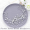 Aukmla Flower Bride Wedding Hair Vine Silver Crystal Bridal Hair Piece Rhinestone Hair Breath Accessories for Women and Girls(9.84 Inches) (Silver) Aukmla