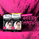 Bioré Charcoal, Deep Cleansing Pore Strips, Nose Strips for Blackhead Removal on Oily Skin, with Instant Blackhead Removal and Pore Unclogging, 6 Count, Features Natural Charcoal, 3x Less Oil Bioré
