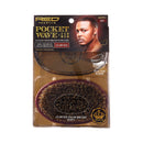 KISS Red Premium Pocket Wave Bow Wow Curved Palm Brush Soft BORPP01 KISS