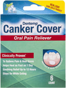 Dentemp Canker Cover - Canker Sore Oral Pain Reliever (Pack of 6) - Canker Sore Treatment to Relieve Canker Pain, Mouth Sores & Mouth Irritation - Fast Acting Canker Sore Relief Tablets for Adults Dentemp