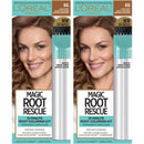 L'Oreal Paris Magic Root Rescue 10 Minute Root Hair Coloring Kit, Permanent Hair Color with Quick Precision Applicator, 100% Gray Coverage, 6G Light Golden Brown, 2 count L'Oreal Paris