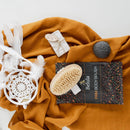 100% Vegan Dry Brushing Body Brush. Firm Dry Brush for Cellulite and Lymphatic. Brushes For Advanced Users. Exfoliating Skin Brush and Free Konjac Sponge, for a Softer, Glowing Skin Belula