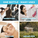 Continuous Spray Bottle Hair Water Ultra Fine Mister Sprayer Propellant Free for Hairstyling, Cleaning, Gardening, Misting & Skin Care BPA Free (5 Ounce, White) alpree