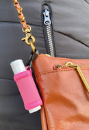 Chapstick Holder Keychain – Lip Balm Sleeve – Premium Neoprene with Key Chain Clip – Perfect for Chap Stick or Lip Gloss (Black, 2 Pack) Benko