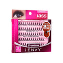i-Envy Kiss Premium Knot Free 70 Individual Lashes (Triple Black- Short) KISS