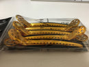 Pack of 5 YS Park Hair Sectioning L-Clips for Hair Salons & Stylists (gold) Y.S.PARK