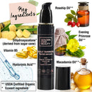 Face Tanner – Self Tan Serum w/Hyaluronic Acid and Organic Oils, Self Tanners Best Sellers, Facial Sunless Tanner for Natural Sunkissed Glow, Fake Tan Moisturizer, 2.0 fl (Light to Medium) GOLDEN STAR BEAUTY